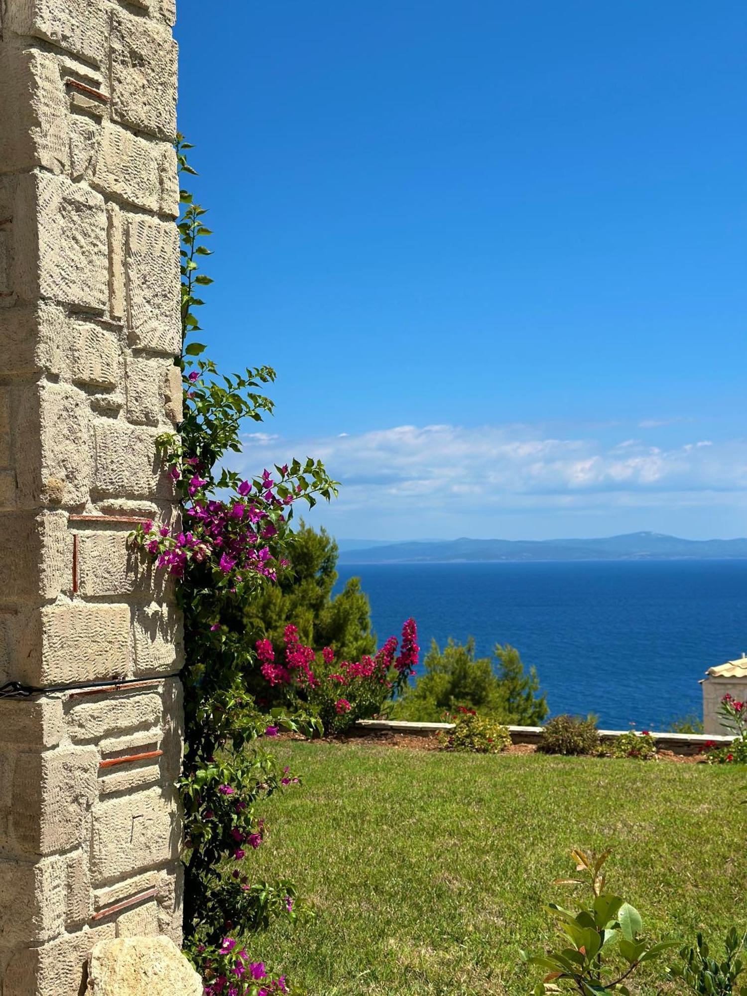 Apartamento Afytos Sea View Exterior foto